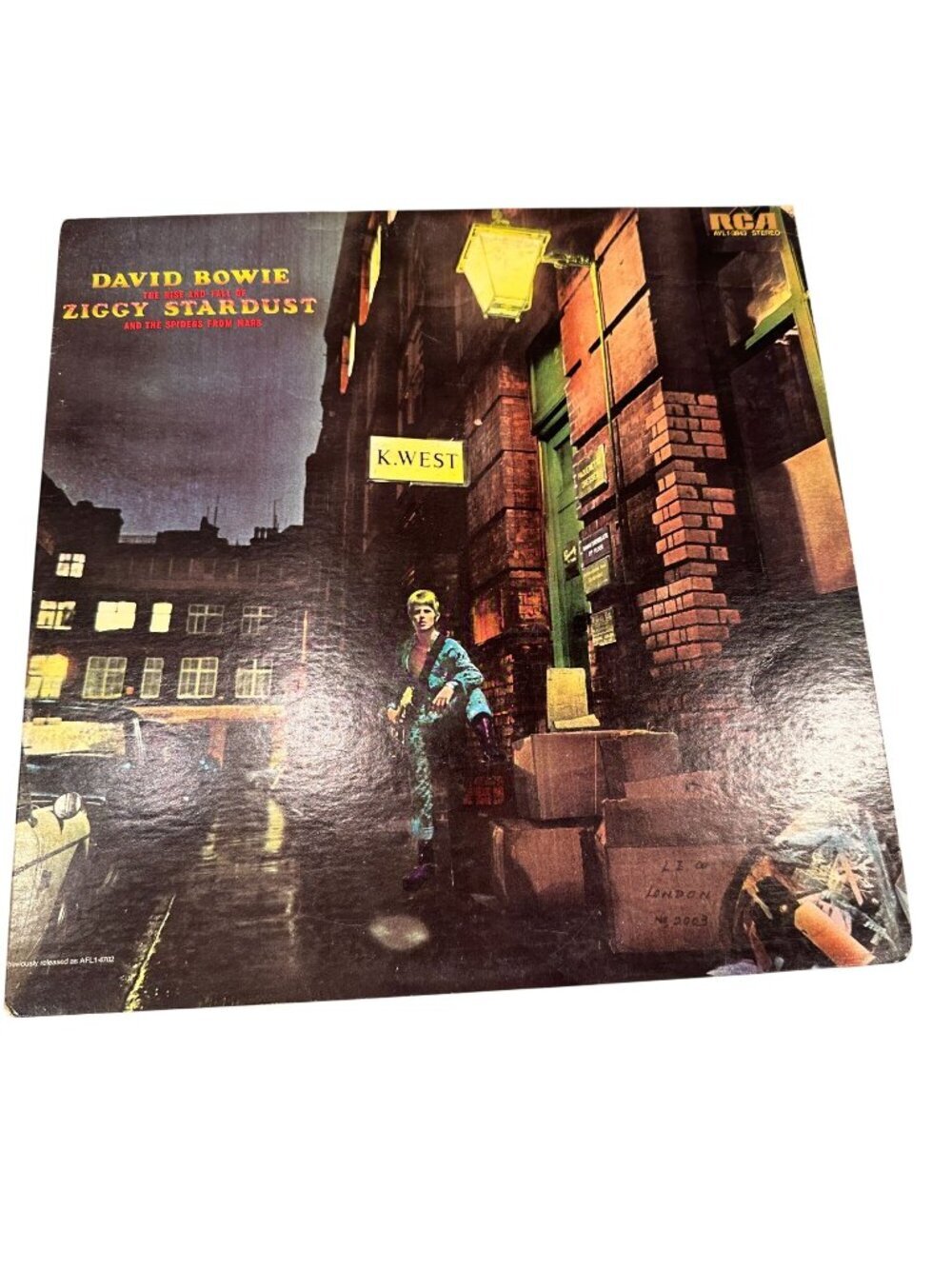 David Bowie Rise Fall Ziggy Stardust Spiders Mars Vinyl LP Album RCA Vintage
